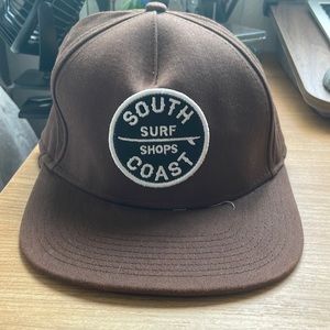 NWOT South Coast Surf Shop Flat Bill Hat